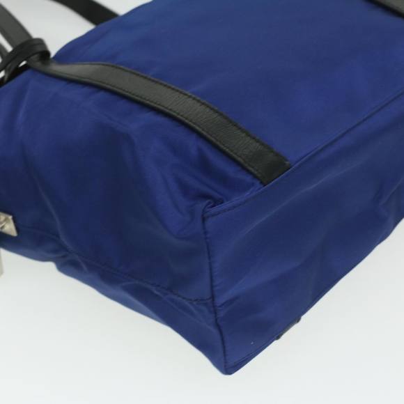 PRADA Tote Bag Nylon Blue Auth ep587 - Picture 14 of 16